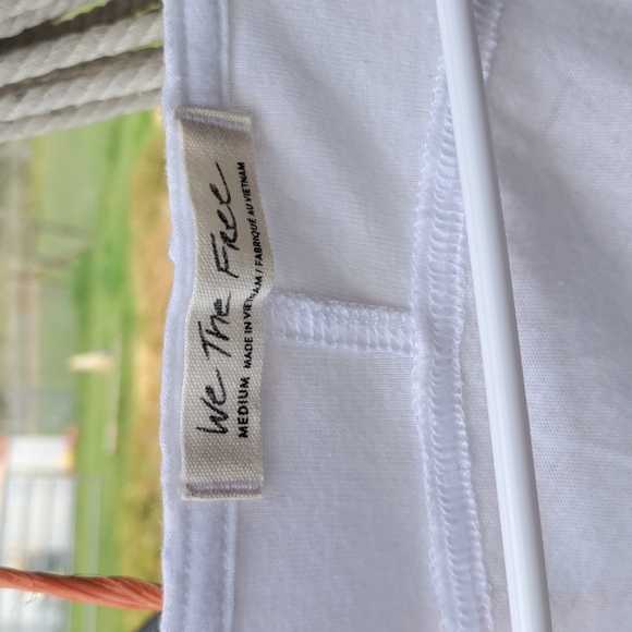 We the Free white, vneck t-shirt... - Picture 2 of 3